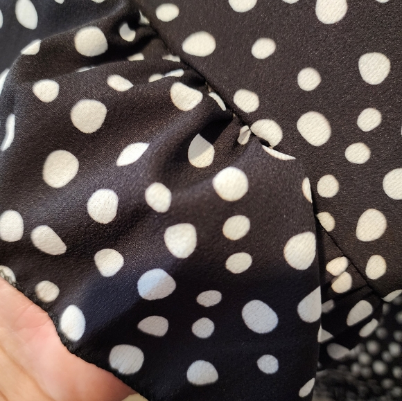 Black and white polka dot dress - Picture 4 of 4